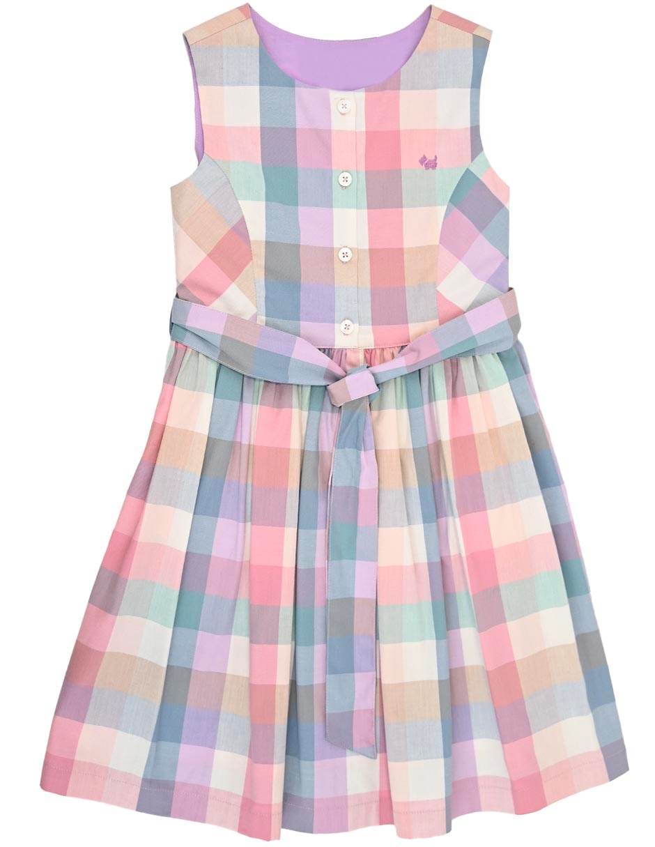 Vestido aiden manga regular para niña Vestido aiden manga regular para niña